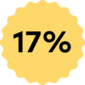  Spar 17%