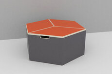 Hexa Box med orange top