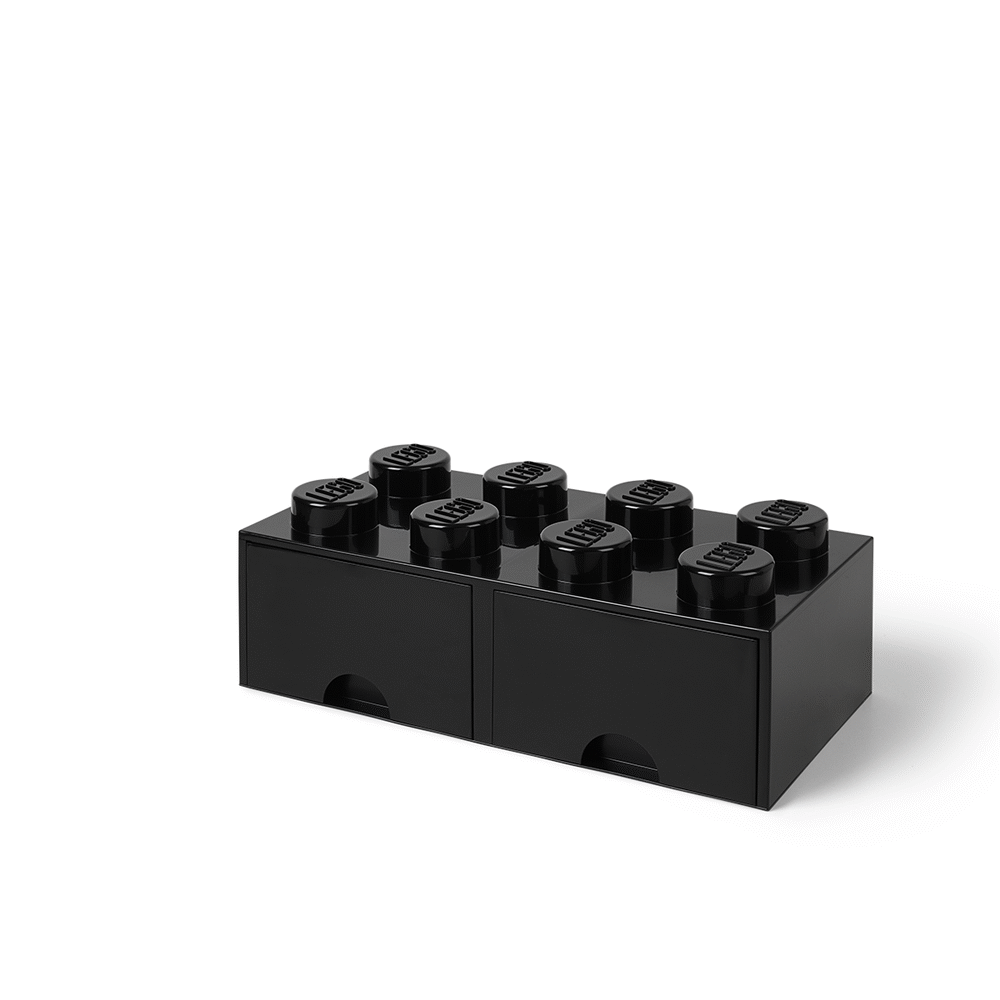 Image of LEGO Storage LEGO Opbevaringsskuffe Brick 8 - Sort (25a8bdd6-f307-4237-b4c4-e45b6d2f53d0)