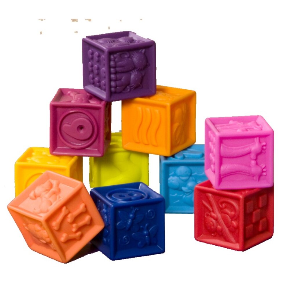 Image of B Toys One Two - bløde klodser (64f6aa0c-7dee-4b5e-bdda-14b5d49a9f8d)