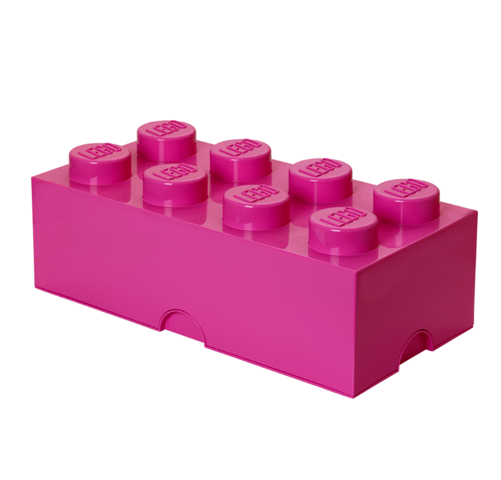 Image of LEGO Storage Lego Opbevaringskasse 8 - Pink (644b89c7-656d-4328-b908-1e5bc504de5c)