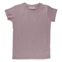 T-Shirt Med Korte Ærmer - Lys Blomme