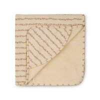 Badehåndklæde med hætte - Leaves stripe