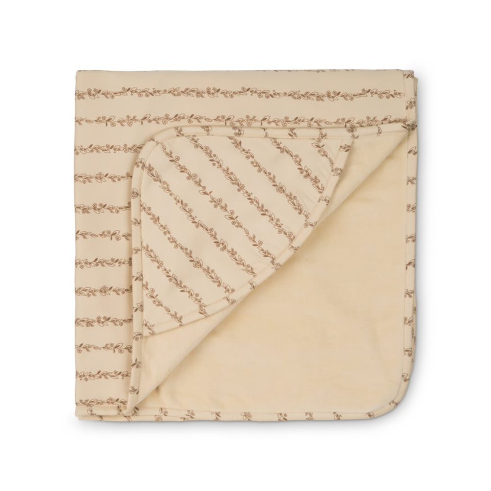 Image of That´s Mine Badehåndklæde med hætte - Leaves stripe (ef395870-9146-44ab-bc11-20f182383f9b)