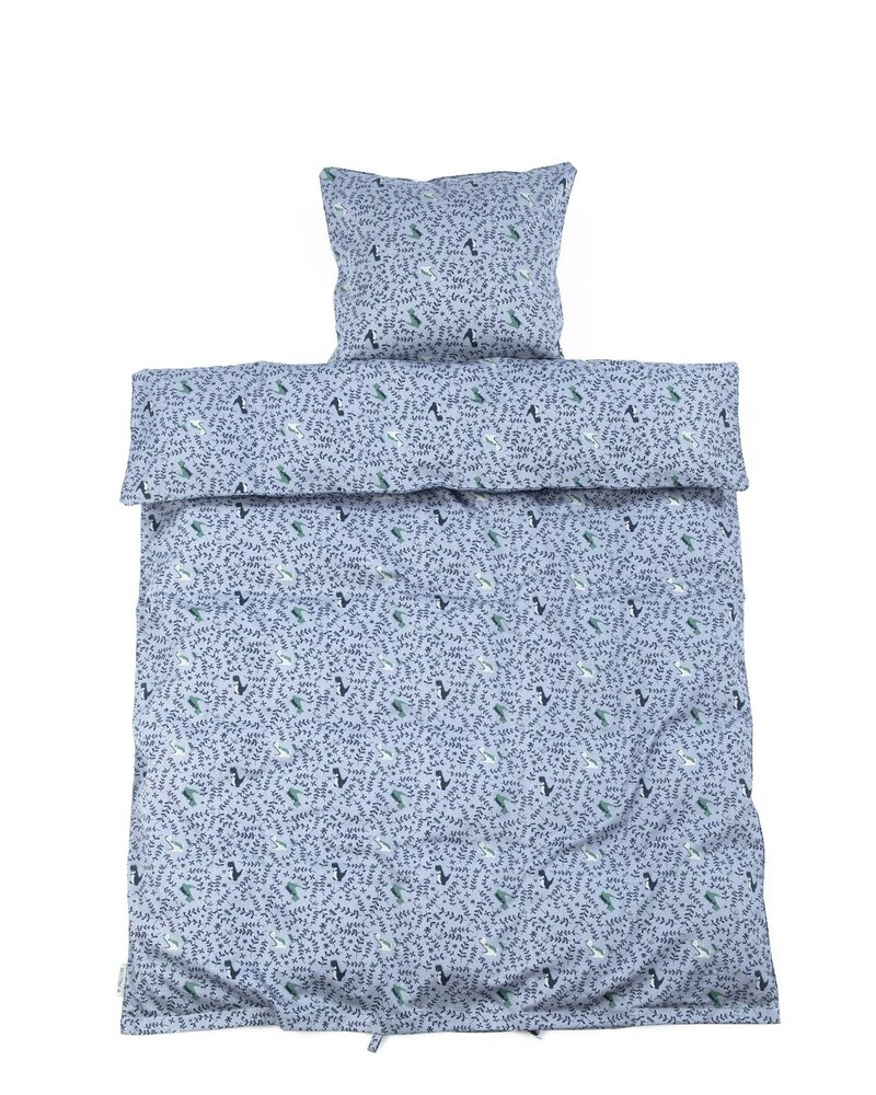 Image of Smallstuff Baby sengetøj - denim (e96bf457-5f1e-4b90-ba9d-c977d0cc34fb)