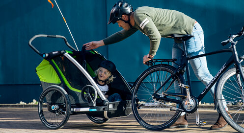 cykeltur med børnene