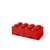 LEGO skuffe brick 8 bright red