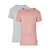 2 Pak Basic T-Shirt - Dark Pink 568