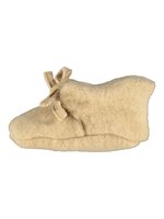 Dallas uld knit slippers - croissant