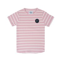 Stripes t-shirt - ROSA/HVID