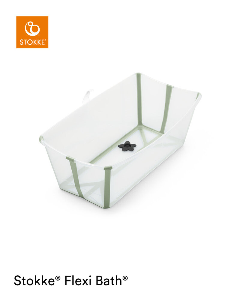 Image of Stokke® Flexi Bath - transparent grøn (05c92774-b381-477e-808e-027f728c88cf)