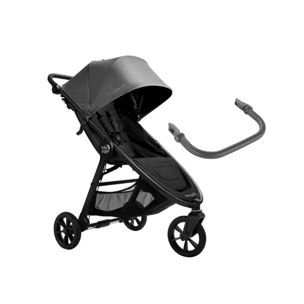 Image of Baby Jogger City Mini GT2.1 inkl. frontbøjle - stone grey (dc3a8de8-4026-44fb-a8be-fe75e8984228)