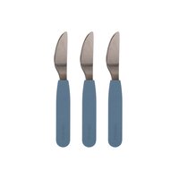 Silikone knive 3-pak. - powder blue
