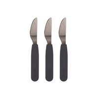 Silikone knive 3-pak. - stone grey