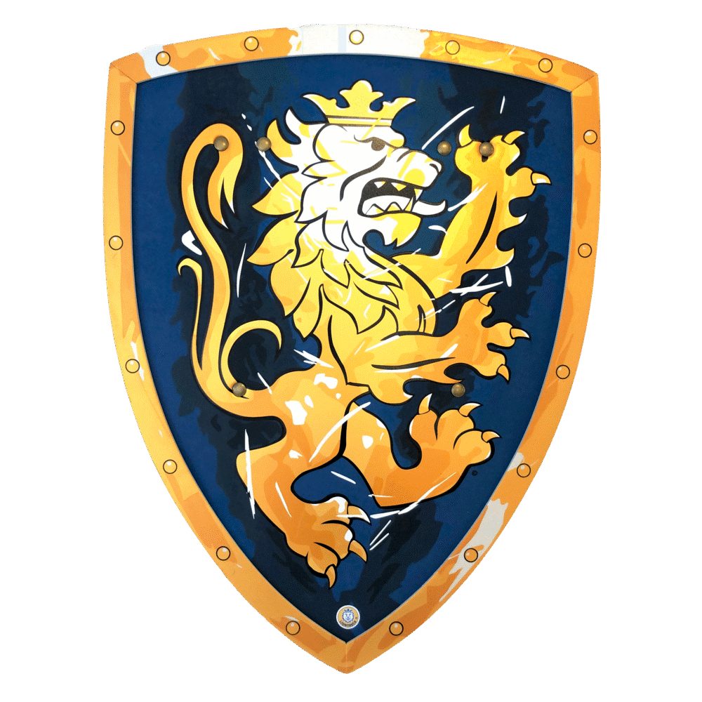 Image of Lion Touch Noble Knight ridderskjold, blåt (1cb8e57b-4838-4aa3-8bbf-8ef2f5b9749b)