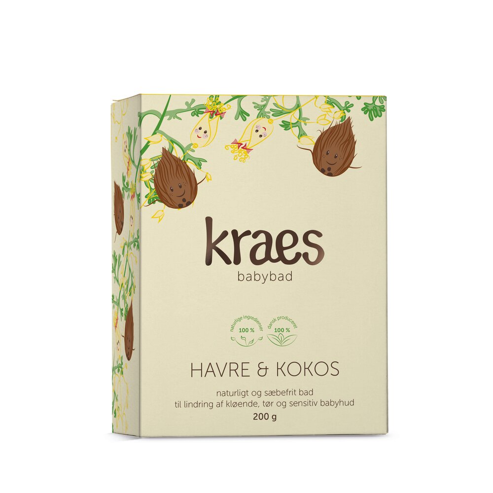 Image of Kraes Babybad med havre/kokos 200 g. (49f2063f-384d-4eea-804e-fa86c7e10b73)