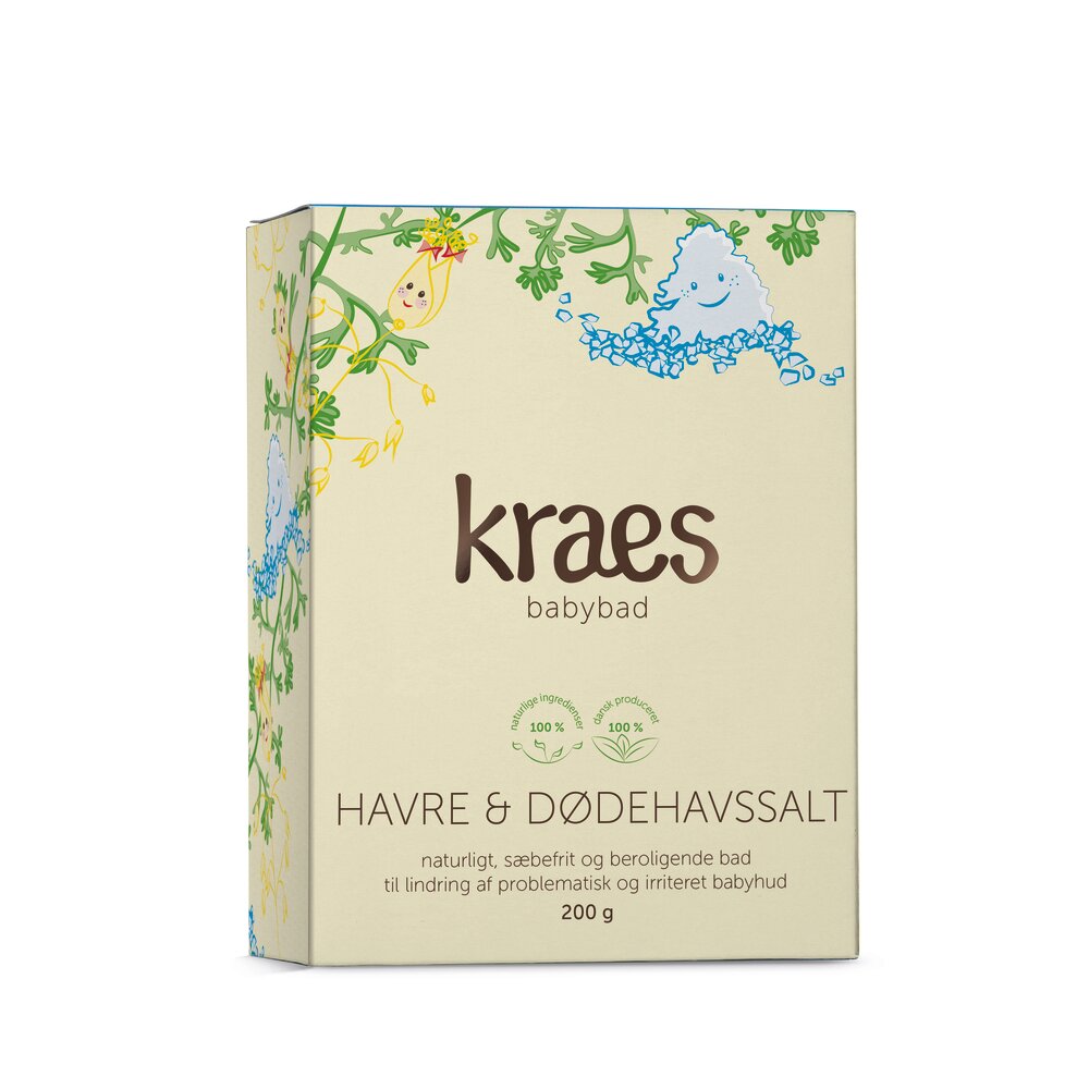 Image of Kraes Babybad med Havre/Dødehavssalt 200 g. (e9c48f28-c5a9-4234-9986-885308d0c8cf)