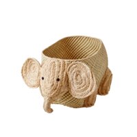 Raffia opbevaring - Elefant