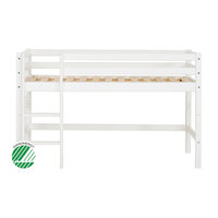 ECO Dream Halvhøj seng (delbar) 70x160 cm. - hvid FSC®
