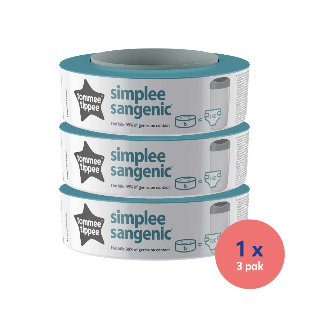 Image of Sangenic by Tommee Tippee Sangenic Simplee blepose/Refill 3-pak (a1719621-f7fd-4cd0-b1f3-d9db9cef85ec)