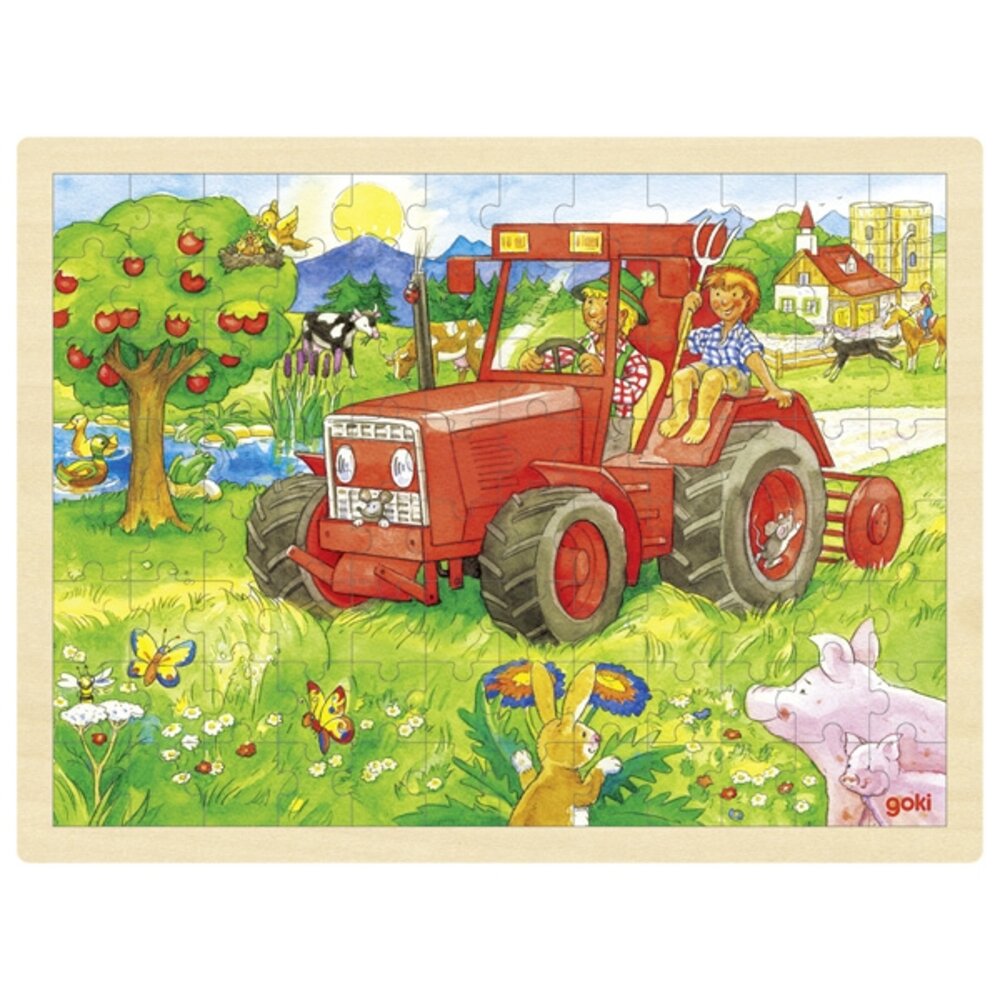 Goki Puslespil, traktor