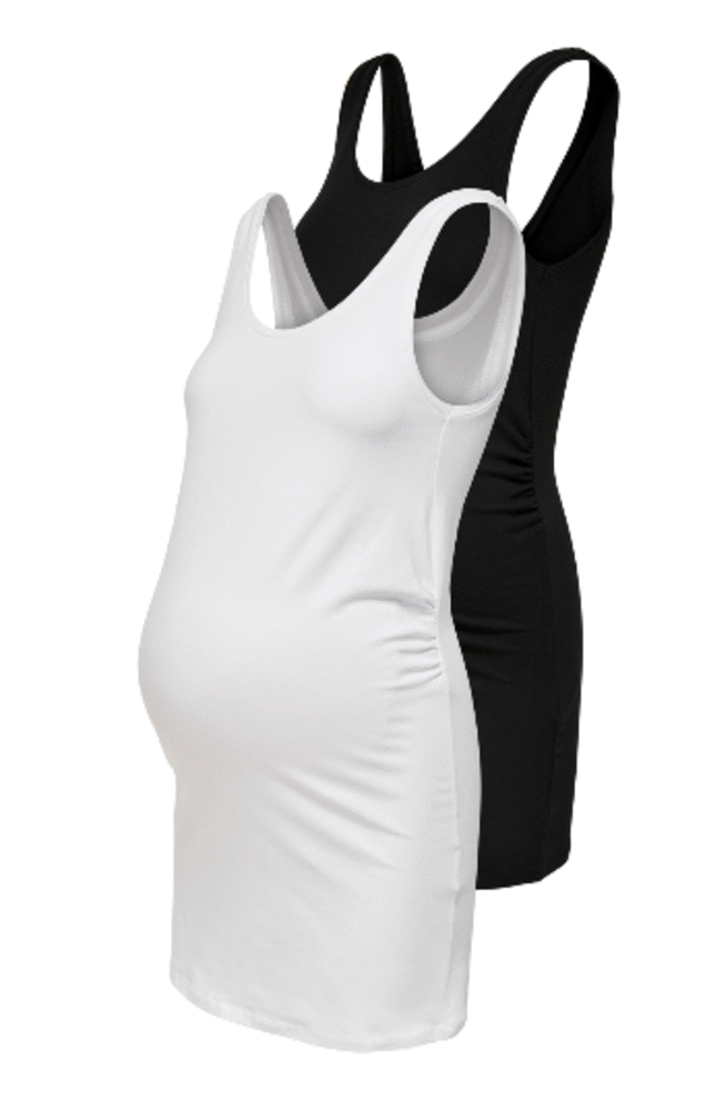 Image of ONLY Maternity Lovely lang top tt 2 pak - BLACK - S (dfdbe07c-8bfd-4369-a2be-58fe23119d08)