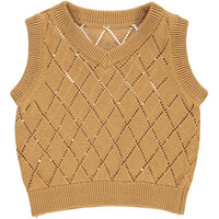 Knit pullover baby - Cinnamon