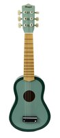 Guitar i grøn med 6 strenge