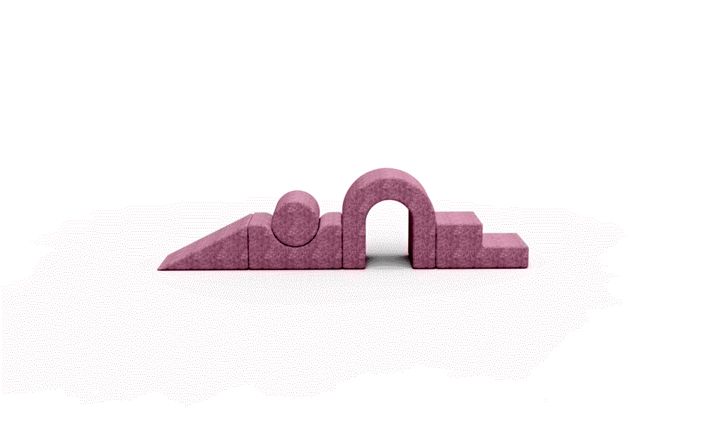 Billede af Nordic skummøbel - lys pink