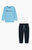Crewneck jumpsuit - Delphinium Blue