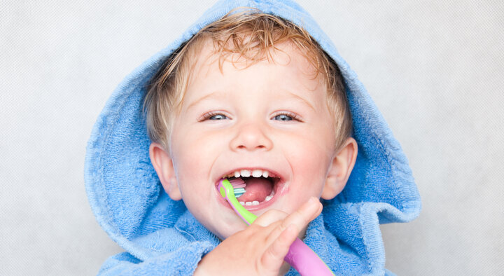 tandbørstning af børn
