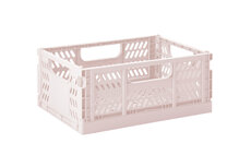 Modern Folding Crate - Medium - Pink
