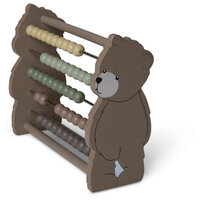 Riley Wooden Abacus 5 rows Bears