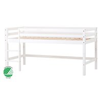 ECO Dream Halvhøj seng (delbar) 90x200 cm. - hvid FSC®