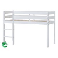ECO Comfort halvhøj seng 70x160 cm. - hvid FSC®