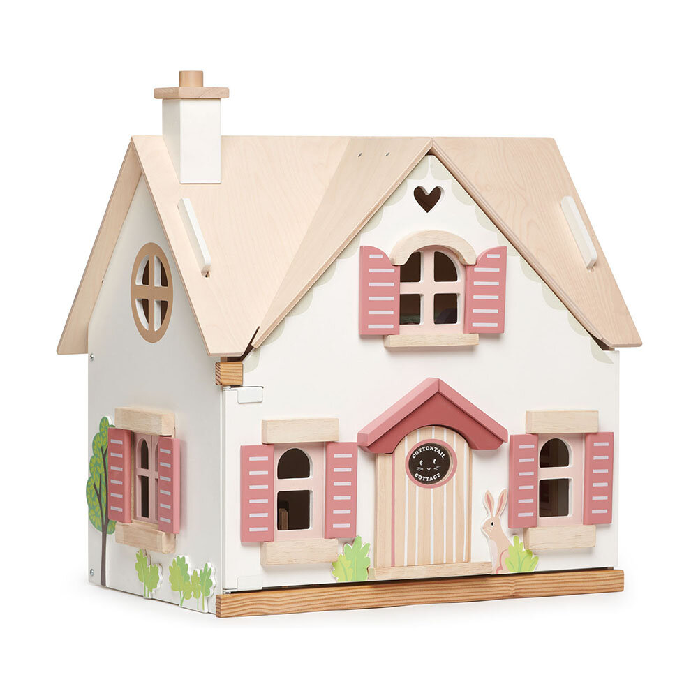 Dukkehus med møbler - Cottontail cottage