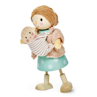 Dukkehusfigur - Fru Goodwood og baby