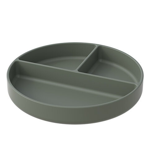 Silicone plate, green